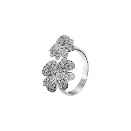 Кольцо из серебра «Цветок»