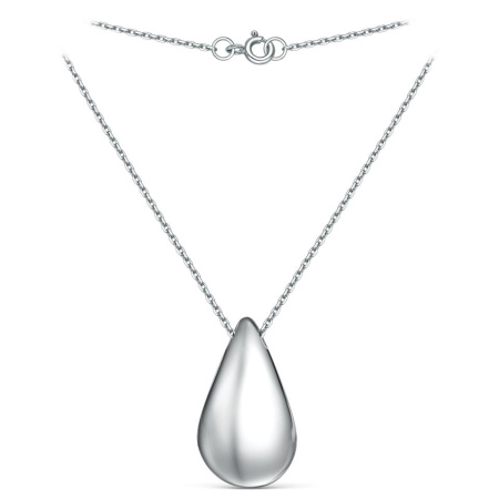 Серебряное колье «Капля»