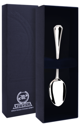 Серебряная кофейная ложка «Элегант»