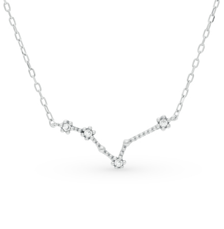 Серебряное колье «Рыбы»