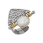 Серебряное кольцо с перламутром
