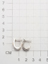 Серьги из серебра с бриллиантом