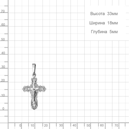 Крест из серебра