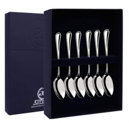 Серебряный набор «Элегант» 6 кофейных ложек