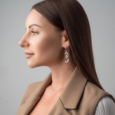 Серебряные серьги «Эфир»