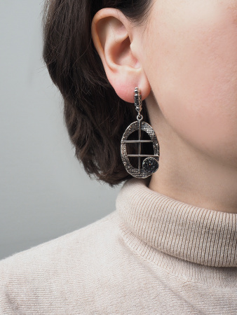 Серебряные серьги