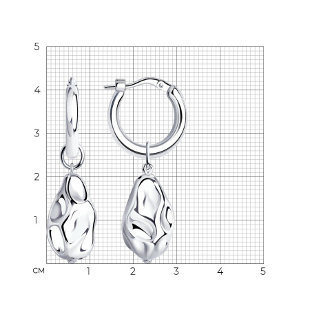 Серьги из серебра SOKOLOV