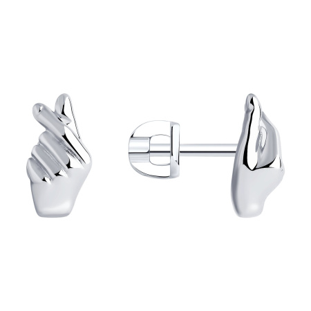 Серьги из серебра