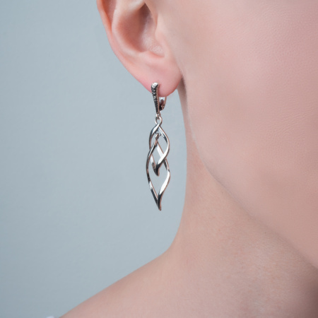 Серебряные серьги «Эфир»