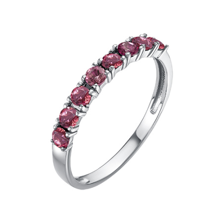 Кольцо из серебра с турмалинами