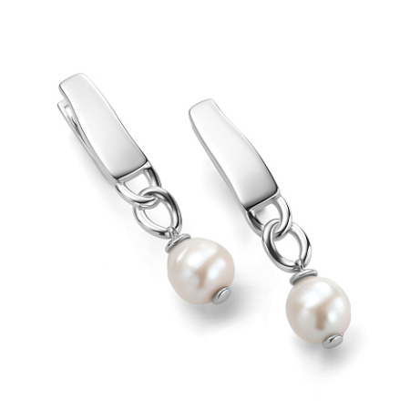 Серьги из серебра с жемчугом