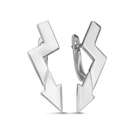 Серьги из серебра «Стрелочки»