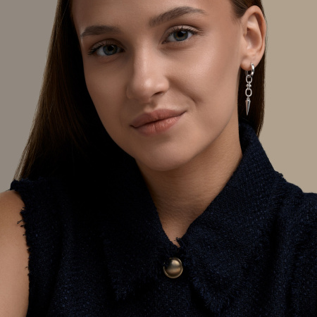 Серьги из серебра