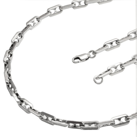 Серебряная мужская цепь «Лезвие»