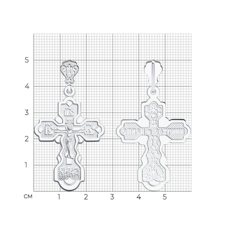 Крест из серебра