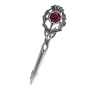 Брошь из серебра с корундом «Чертополох Кинжал»