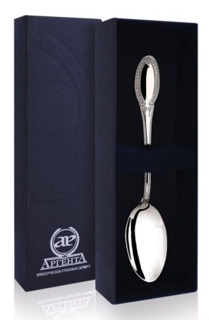 Серебряная чайная ложка «Император»