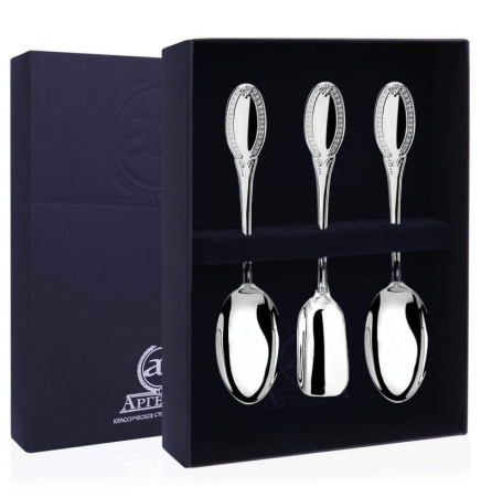 Серебряный набор для чая «Император» №1