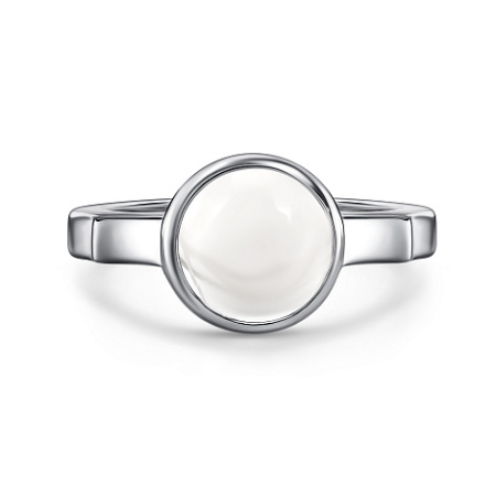 Кольцо из серебра с горным хрусталем