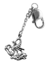 Серебряный брелок для ключей «Зодиак Скорпион»