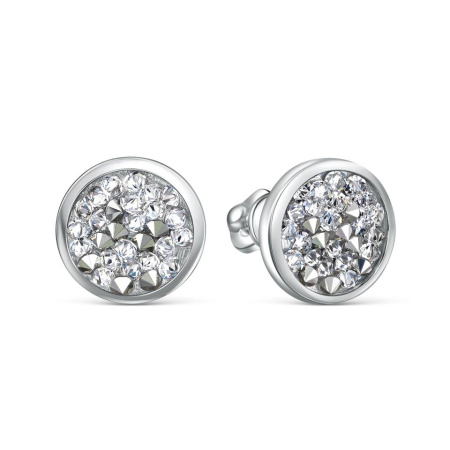 Серьги из серебра с кристаллами