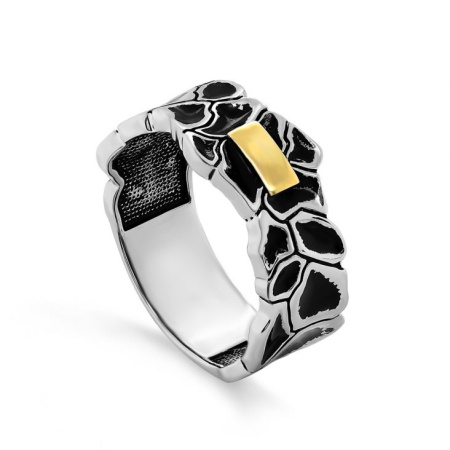 Серебряное кольцо с керамикой