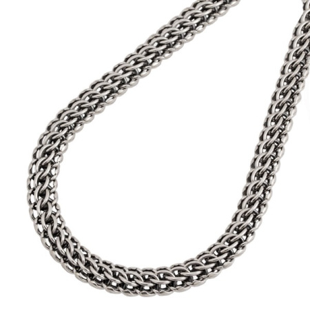 Серебряная цепь «Фараон» ширина 1 см