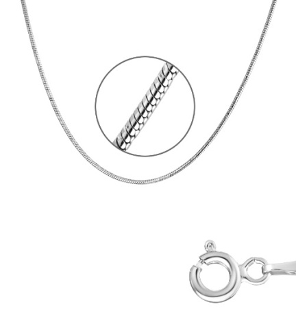 Цепь из серебра «Снейк»