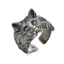 Кольцо из серебра «Котик»