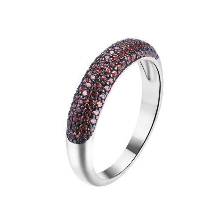 Серебряное кольцо с фианитами