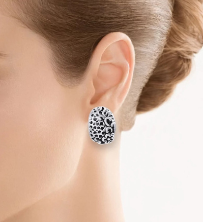 Серьги из серебра 925 пробы