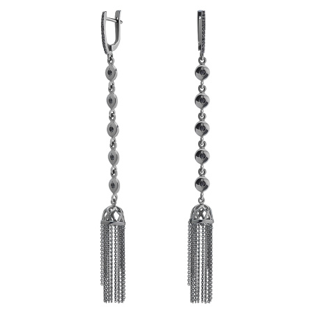 Серебряные серьги «Кисточки»