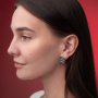 Серьги серебряные «Северная Венеция»