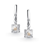 Серьги из серебра с бриллиантами