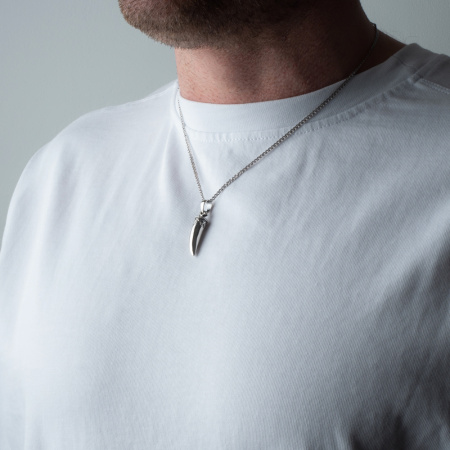 Серебряная подвеска «Клык»