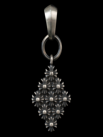Серебряная подвеска с чернением