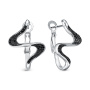 Серьги из серебра 925 пробы с шпинелью