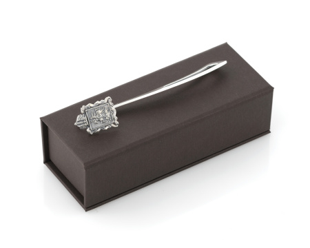 Серебряная закладка для книг «Московская область»