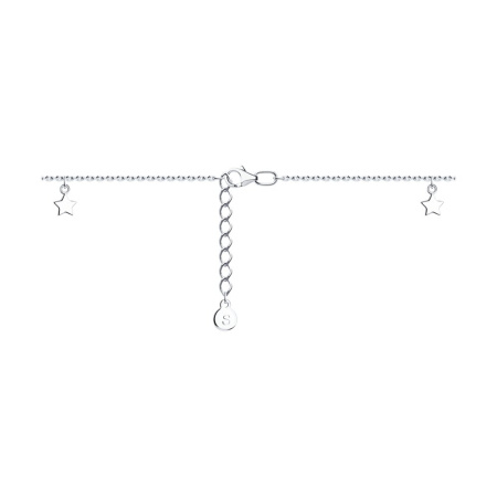 Браслет из серебра «Звезды»