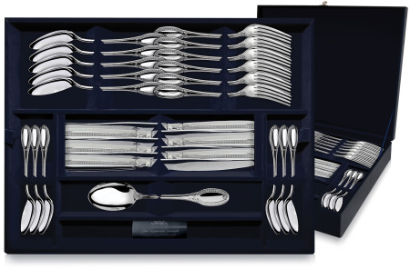 Серебряный набор десертный «Император» 24 предмета