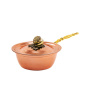 Меднный сотейник «Чеснок» с крышкой (1,5 л)