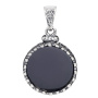 Кулон из серебра с ониксом
