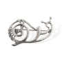 Брошь «Улитка» из серебра