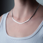 Серебряное колье
