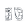 Серебряные серьги «Геометрия»