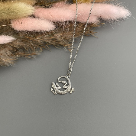 Серебряная подвеска «Варан»