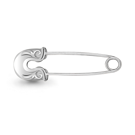 Брошь-булавка из серебра