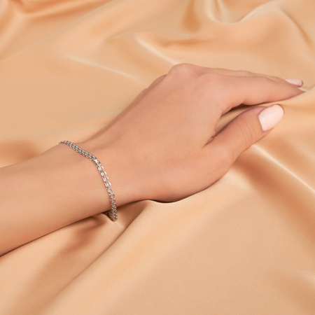 Браслет из серебра «Бисмарк»