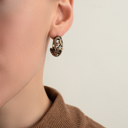 Серебрянные серьги «Барокко»