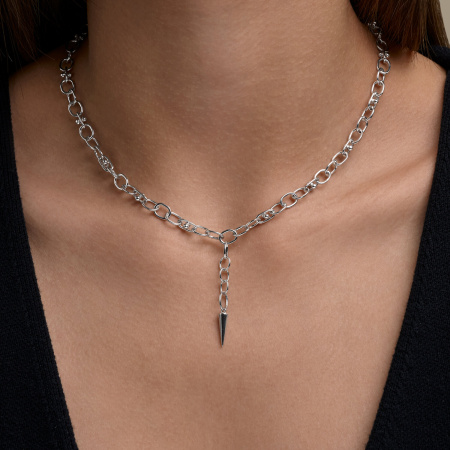 Серебряное колье